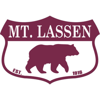 Mount Lassen Shield Sticker