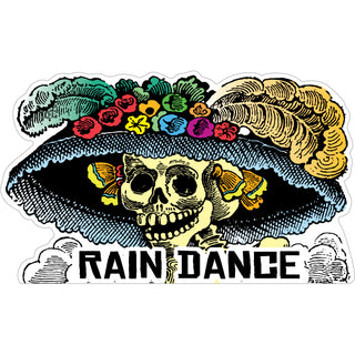 OK4 Long Beach Colored Katrina with Big Hat (00667) Sticker