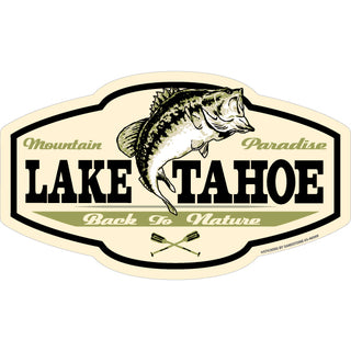 OK4 LAKE TAHOE FISH PLAQUE Sticker