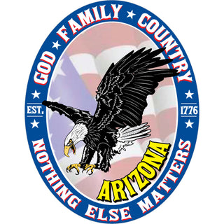 Arizona God Family Country Nothing Else Matters Sticker