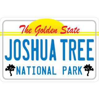 OK4 JOSHUA TREE LICENSE PLATE Sticker