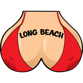 OK4 Long Beach Bikini Boobs (00080) Sticker
