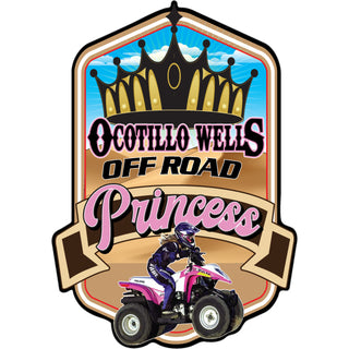 Ocotillo Wells   Off Road Princess Sticker
