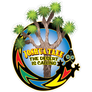 OK4 JOSHUA TREE GECKO CIRCLE Sticker