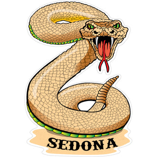 Sedona AZ Rattlesnake Sticker