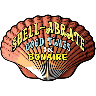 Bonaire   Shell Abrate Good Times Sticker