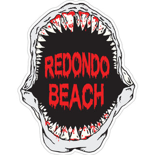 REDONDO BEACH JAWS Sticker