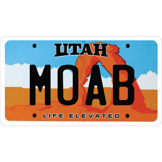 OK4 Moab License Plate (0425 00643 14) Sticker