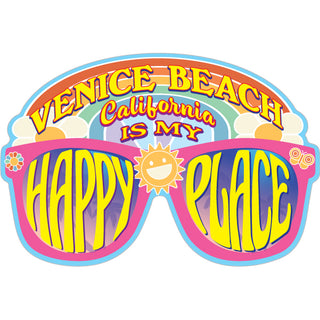 VENICE BEACH  is my happy place Sticker