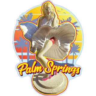 Keep her in Palm Springs Marilyn Monroe Sticker