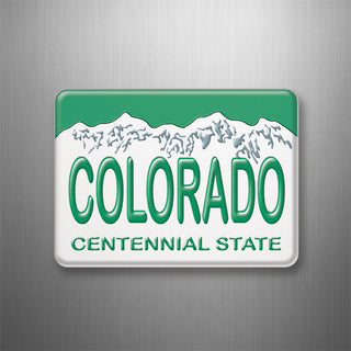 Colorado   Centennial State License Plate 3D Magnet