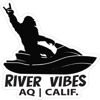 RIVER VIBES SASQUATCH Sticker