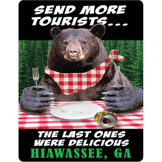 OK4 Hiawassee  GA Send More Tourists Bear Sticker