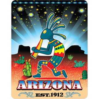 Arizona Night Kokopelli Vertical Sticker