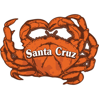 OK4 Santa Cruz Crab small Sticker