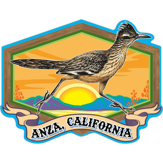 ANZA   Roadrunner Over Sun Sticker