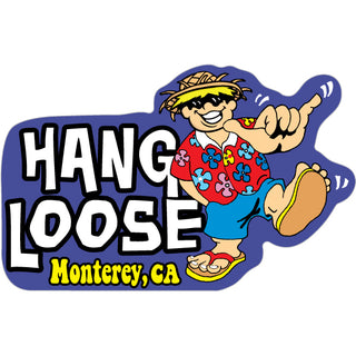 OK4 Monterey CA Hang Loose Happy Guy Sticker