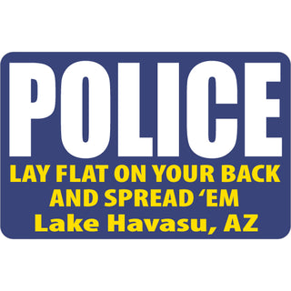 Lake Havasu  AZ   Police.... Spread Em Sticker