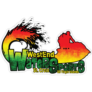WEST END WATER SPORTS ST CROIX JES TSKI Sticker