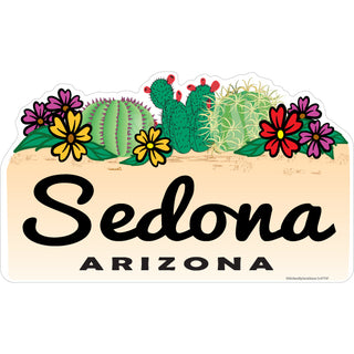 Sedona Triple Cactu Sticker