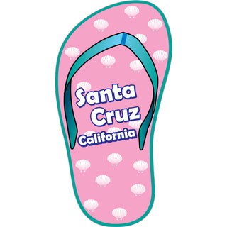 OK4 Santa Cruz Pink Flip Flop mini Sticker