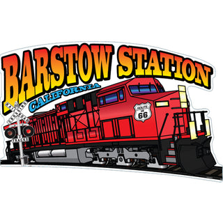 Barstow  CA   Red Train Sticker