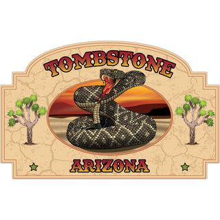 Tombstone  Arizona Rattlesnake Horizon Sticker