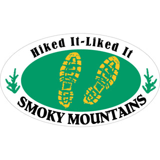 Great Smoky Mountains   Hiked it Liked It Sticker