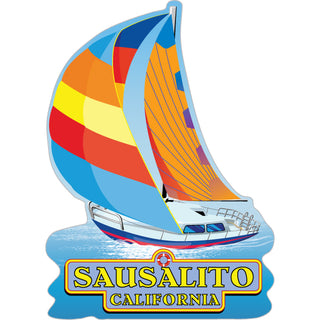 Sausalito  CA   Sailboat Sticker