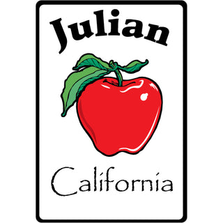 Julian  CA Apple vertical Sticker