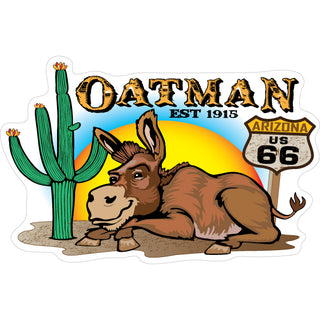 Oatman   Sleeping Donkey Sticker
