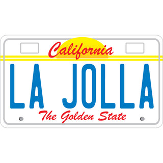 OK4 La Jolla CA License Plate Sticker