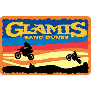 Glamis   Sunset Dirt Bikes Sticker