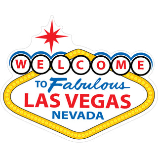 Las Vegas  Nevada   Welcome Sign Sticker