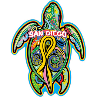 San Diego   Sea Turtle Colors Sticker