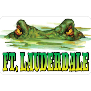 Ft. Lauderdale Alligator Eyes Sticker