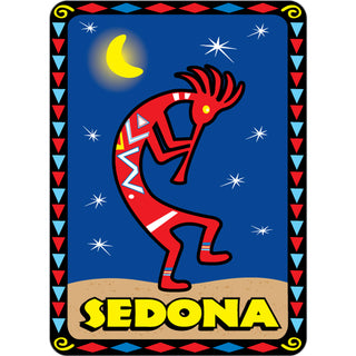 SEDONA ARIZONA KOKOPELLI NIGHT Sticker