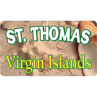 ST THOMAS SEASHELLS Sticker