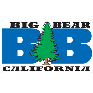Big Bear BB Fat Letters with Tree Sticker