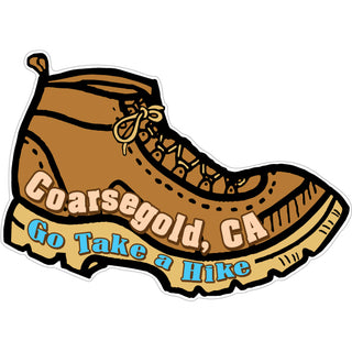 Coarsegold Hiking Boot Sticker
