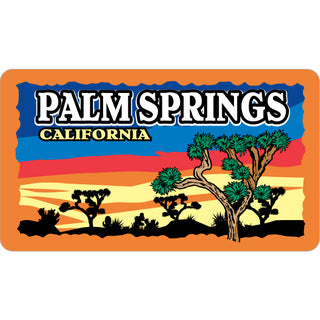 Palm Springs Desert Scene Sunset Sticker