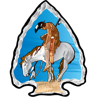 Novelty   End of Trail Indian Sticker