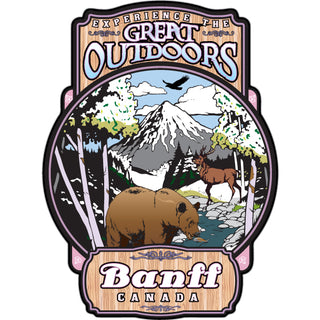 Banff  Canada   Great Outdoors Winter Version Sticker