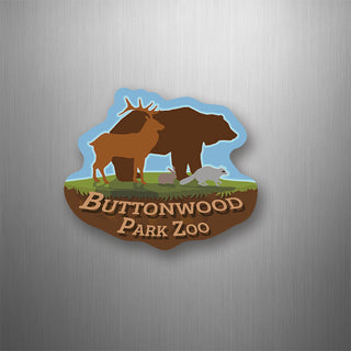 Buttonwood Park Zoo Zoo Animals   flexible magnet Flexible Magnet