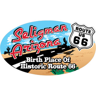 Seligman  AZ Birthplace of Route 66 Sticker