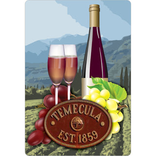 Temecula   Wine and Grapes Vineyard Sticker