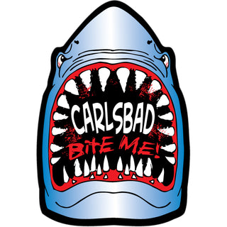 Carlsbad Bite Me Shark Sticker