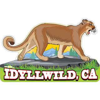 IDYLLWILD COUGAR Sticker