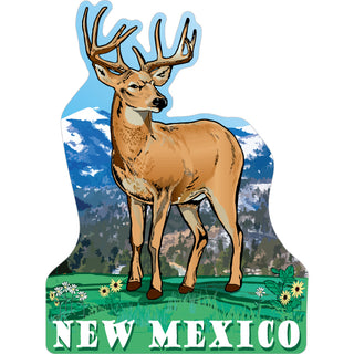 OK4 New Mexico Deer in Forest Sticker
