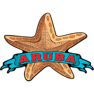aruba starfish Sticker